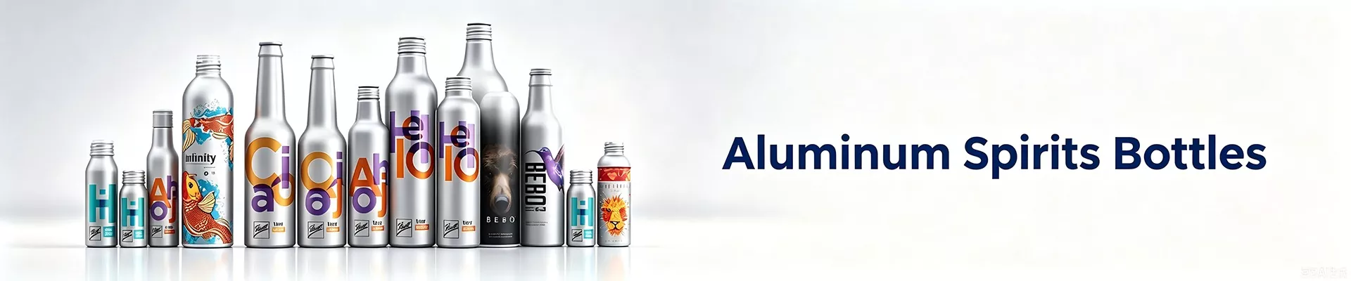 Aluminiowe butelki na alkohol